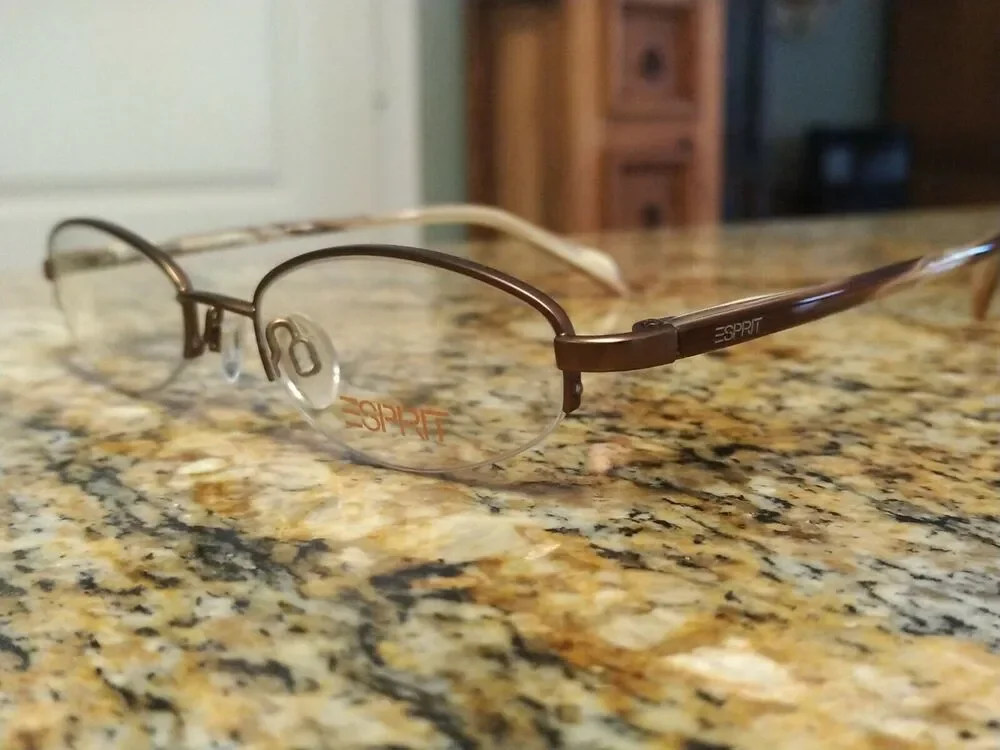 ESPRIT ET9267 Eyeglasses Frame Half Rimless 47-18-135 Nice